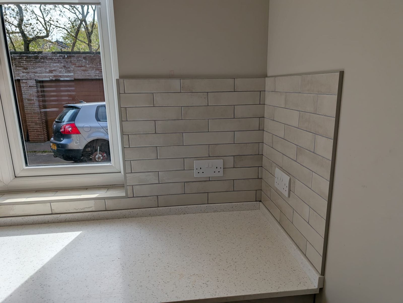 Brickbond Kitchen Splashback, Cumbernauld