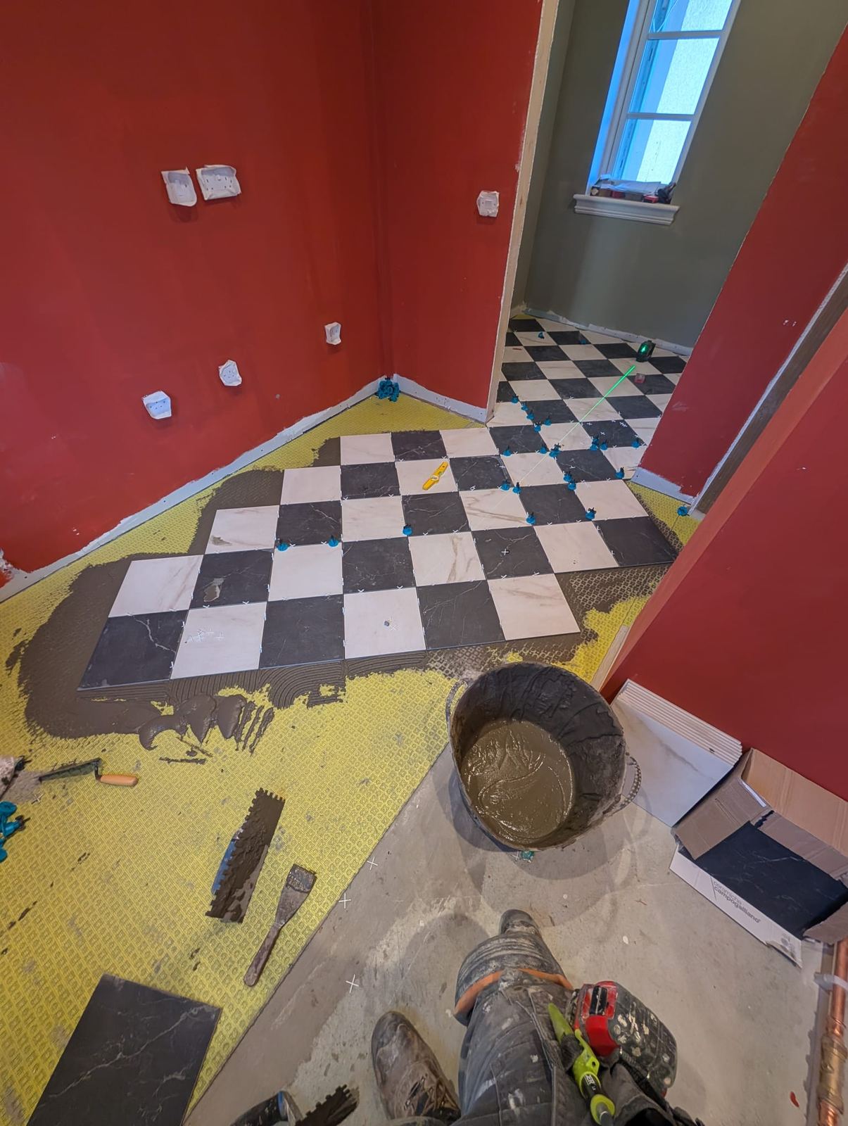 Diamond Pattern Hallway, Bathroom And Kitchen, Auchterarder