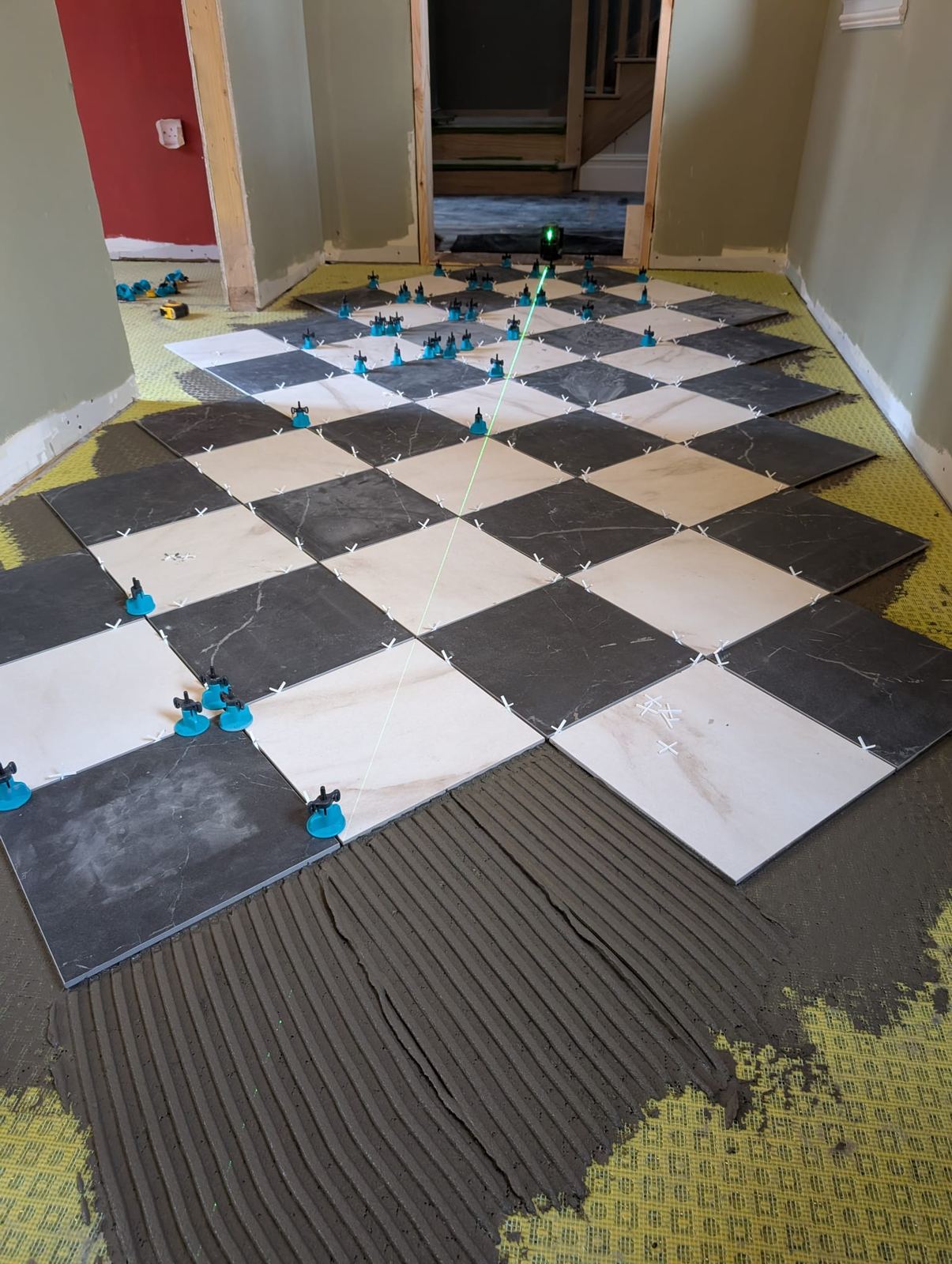 Diamond Pattern Hallway, Bathroom And Kitchen, Auchterarder